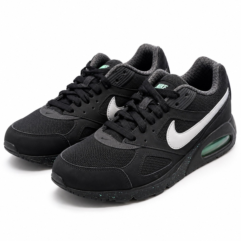 Nike Air Max IVO Mens Black Purple Mint Green Sneakers 580518-005